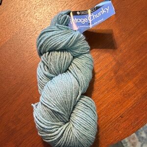 Berroco Vintage Chunky Blue Yarn Skein